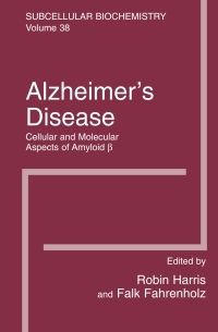 Cover image: Alzheimer's Disease: Cellular and Molecular Aspects of Amyloid beta 1st edition 9780387232256
