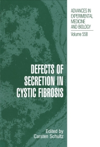 Cover image: Defects of Secretion in Cystic Fibrosis 1st edition 9780387230764