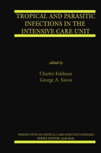 Imagen de portada: Tropical and Parasitic Infections in the Intensive Care Unit 1st edition 9780387233796