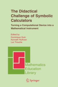 Cover image: The Didactical Challenge of Symbolic Calculators 1st edition 9780387231587