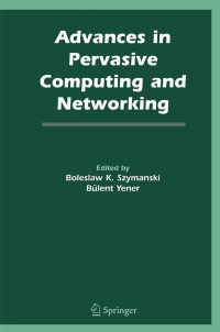 Cover image: Advances in Pervasive Computing and Networking 1st edition 9780387230429