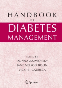 表紙画像: Handbook of Diabetes Management 1st edition 9780387234892