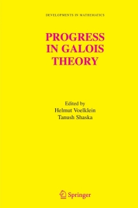 Imagen de portada: Progress in Galois Theory 1st edition 9780387235332