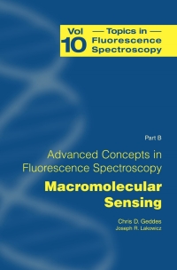 صورة الغلاف: Advanced Concepts in Fluorescence Sensing 1st edition 9780387236445