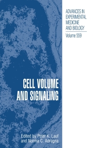صورة الغلاف: Cell Volume and Signaling 9780387232997
