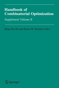 Cover image: Handbook of Combinatorial Optimization 1st edition 9780387238296