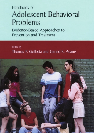 Titelbild: Handbook of Adolescent Behavioral Problems 9780387238456