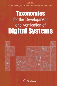 Cover image: Taxonomies for the Development and Verification of Digital Systems 1st edition 9780387240190