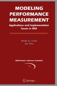 Cover image: Modeling Performance Measurement 9780387241371