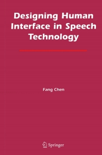 Cover image: Designing Human Interface in Speech Technology 9781441936974