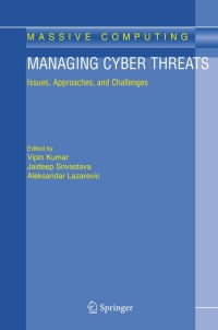 Cover image: Managing Cyber Threats 1st edition 9780387242262