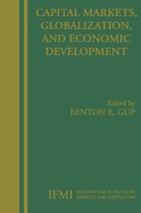 表紙画像: Capital Markets, Globalization, and Economic Development 1st edition 9780387245645