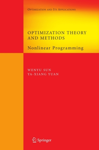 Omslagafbeelding: Optimization Theory and Methods 9780387249759