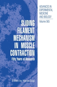Imagen de portada: Sliding Filament Mechanism in Muscle Contraction 1st edition 9780387249896