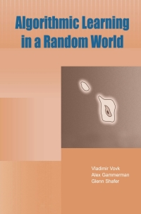Imagen de portada: Algorithmic Learning in a Random World 9780387001524
