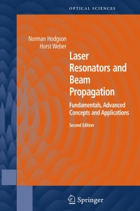 Cover image: Laser Resonators and Beam Propagation 2nd edition 9783662160107