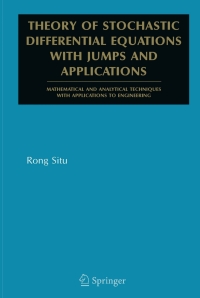 Imagen de portada: Theory of Stochastic Differential Equations with Jumps and Applications 9780387250830