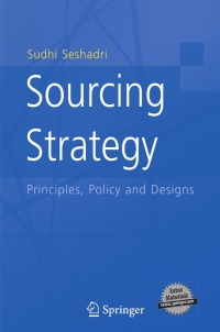 Imagen de portada: Sourcing Strategy 9780387251820