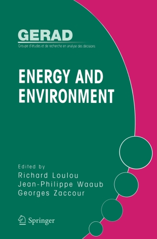 Imagen de portada: Energy and Environment 1st edition 9780387253510