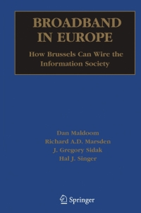 Cover image: Broadband in Europe 9781441937919