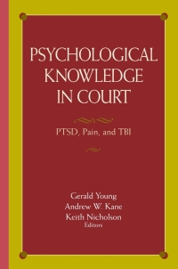 Omslagafbeelding: Psychological Knowledge in Court 1st edition 9780387256092