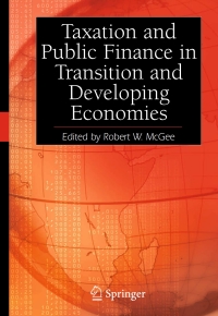 Cover image: Taxation and Public Finance in Transition and Developing Economies 9780387257112