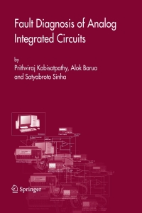 Cover image: Fault Diagnosis of Analog Integrated Circuits 9780387257426