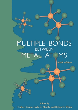 Imagen de portada: Multiple Bonds between Metal Atoms 3rd edition 9780387250847
