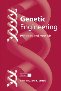 Cover image: Genetic Engineering 1st edition 9780387258553