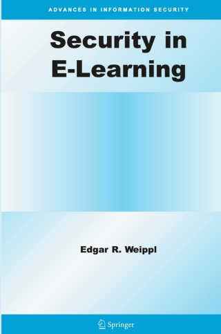 表紙画像: Security in E-Learning 9780387243412