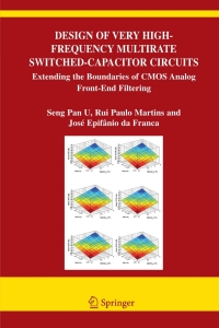 Titelbild: Design of Very High-Frequency Multirate Switched-Capacitor Circuits 9781441938671