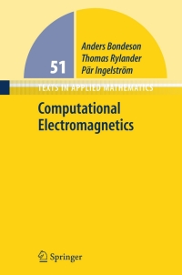 Cover image: Computational Electromagnetics 9780387261584