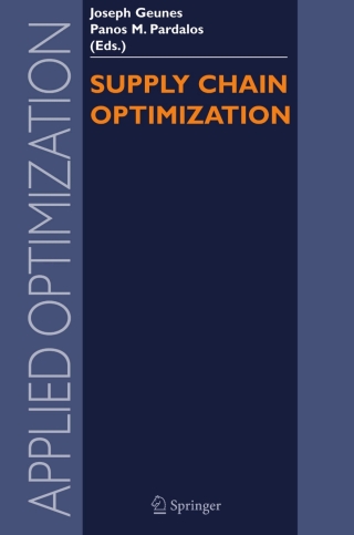 Cover image: Supply Chain Optimization 1st edition 9780387262802