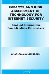 Omslagafbeelding: Impacts and Risk Assessment of Technology for Internet Security 9780387243436