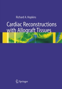 Cover image: Cardiac Reconstructions with Allograft Tissues 9780387949628