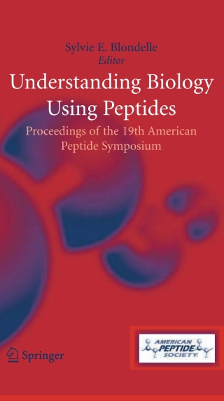 Cover image: Understanding Biology Using Peptides 1st edition 9780387265698