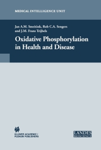 Cover image: Oxidative Phosphorylation in Health and Disease 1st edition 9780306482328