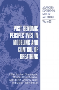 صورة الغلاف: Post-Genomic Perspectives in Modeling and Control of Breathing 1st edition 9780306485077