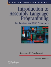 Imagen de portada: Introduction to Assembly Language Programming 2nd edition 9780387206363