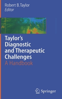Cover image: Taylor's Diagnostic and Therapeutic Challenges 1st edition 9780387223377