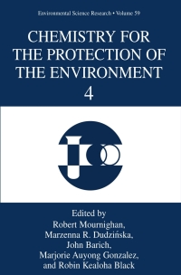 Imagen de portada: Chemistry for the Protection of the Environment 4 1st edition 9780387230207