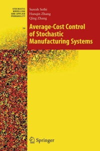 Titelbild: Average-Cost Control of Stochastic Manufacturing Systems 9780387219479