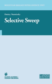 صورة الغلاف: Selective Sweep 1st edition 9780306482359