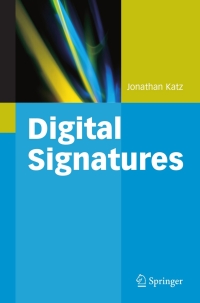 Cover image: Digital Signatures 9781489998811