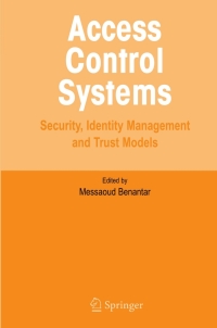 Cover image: Access Control Systems 9780387004457