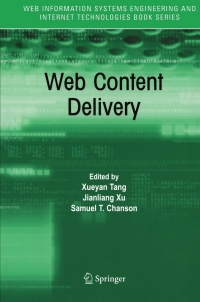 Imagen de portada: Web Content Delivery 1st edition 9780387243566