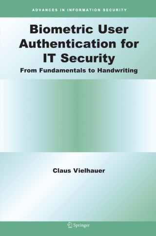 Titelbild: Biometric User Authentication for IT Security 9781441938732