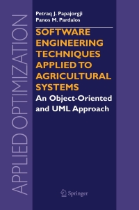 Cover image: Software Engineering Techniques Applied to Agricultural Systems 9780387281704