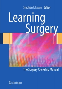 Cover image: Learning Surgery 1st edition 9780387225838