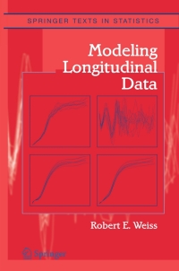 Cover image: Modeling Longitudinal Data 9780387402710